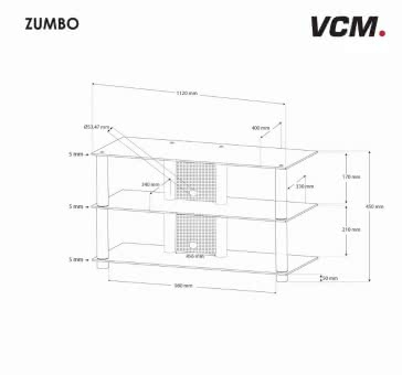 VCM Zumbo TV-Möbel                 14150 