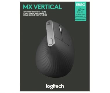 Logitech MX Vertical anthrazit Lasermaus 