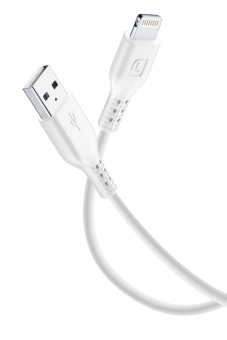 Cellularline USB-Ladekabel 0,6m weiß 
