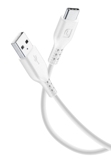 Cellularline USB-Ladekabel 0,6m weiß 