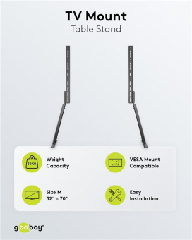 Goobay TV-Standfuß Basic Paar 