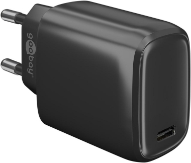 Goobay USB-C Schnellladegerät schwarz 