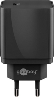 Goobay USB-C Schnellladegerät schwarz 