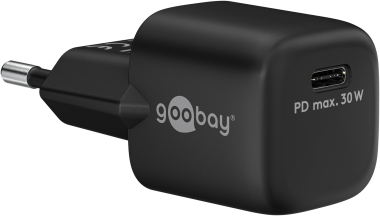 Goobay USB-Schnellladegerät Nano schwarz 