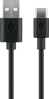 Goobay USB-Kabel 2m schwarz 