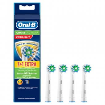 BRAUN Oral-B 3er+1 Ersatzbürste  (A) 