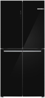 Bosch KMC85LBEA Glasfront sw Kühlkombi 