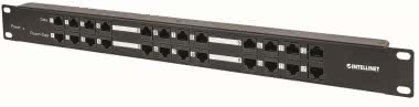 Intellinet 12-Port PoE-Patchpanel 720342 