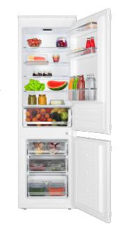 Amica EKGCS 387 921 EB-Kühlkombi 