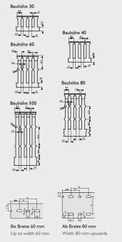 Verdrahtungskanal B 60 x H 80 mm 