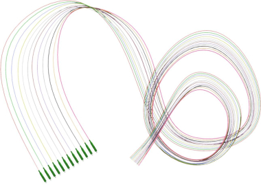 EasyLan 1x12 Pigtailsatz LVCFP12LCOS2APC 