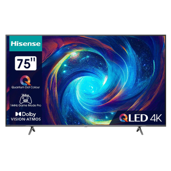 Hisense 75E77KQ/Pro sw QLED-TV 