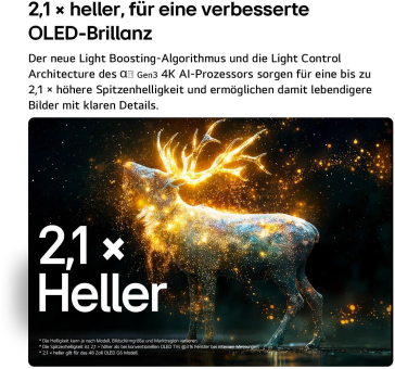 LG OLED48G69LS si/sw OLED-TV m.Standfuß 
