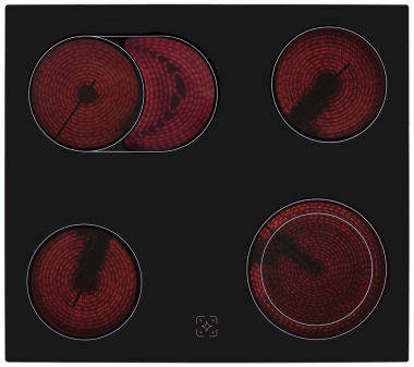 exquisit EHE367-HBZ-120 sw EB-Herdset 