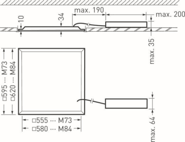 TRIL LED-Panel 2330 G3 PW19 MC   7798340 