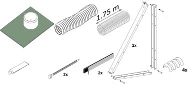SolarVenti Dachmontagesatz 106300-20 