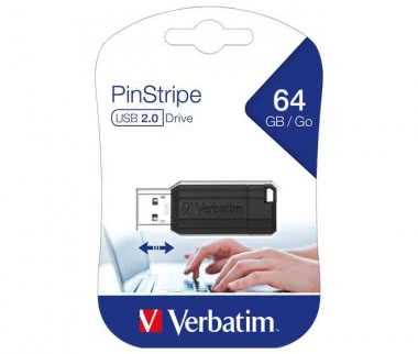 Verbatim USB-Stick PinStripe 64GB  49065 