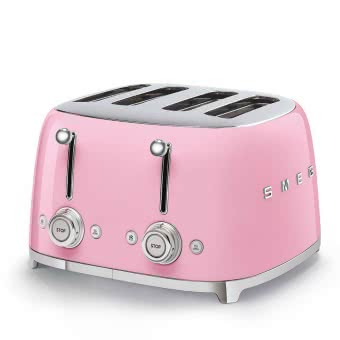 Smeg TSF 03 PKEU Cadillac Pink Toaster 