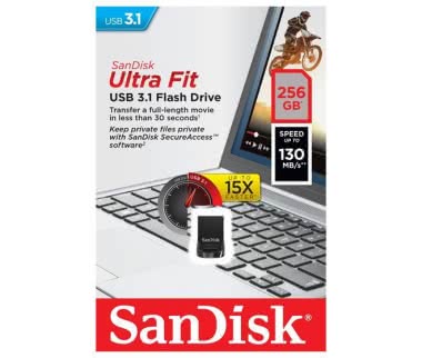 SanDisk Ultra Fit USB-Stick 3.1 256GB 