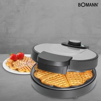 Bomann WA 1365 CB Herzchen Waffeleisen 