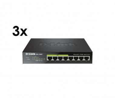 DLINK 8-Port Gigabit         DGS-1008P/E