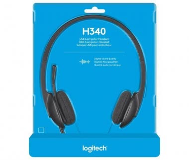 Logitech H340 sw USB-Headset stereo 