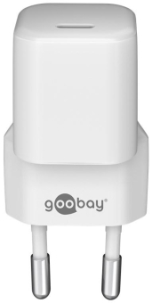 Goobay USB-Schnellladegerät Nano weiß 