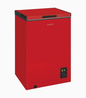 exquisit GT100-050E rot Gefriertruhe 