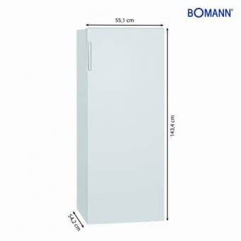 Bomann GS 7317.1 ws Standgefrierschrank 