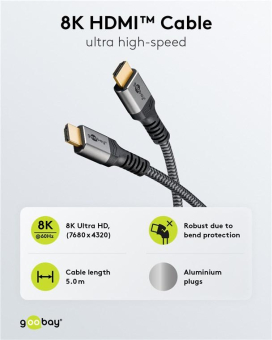 Goobay Ultra Highspeed HDMI-Kabel 5m 