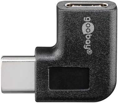 Goobay USB-C Winkeladapter schwarz 
