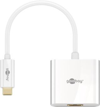 Goobay Adapter USB-C auf HDMI weiß 
