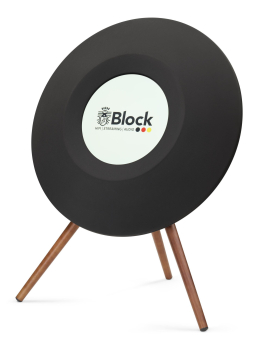 Block OPUS S schwarz Design-Lautsprecher 