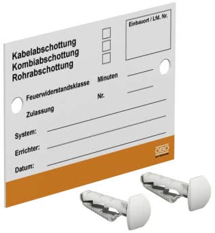 OBO KS-S DE Kennzeichnungsschild 