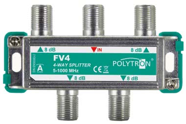 POLY F-Verteiler 4-fach 5-1000MHz   FV 4 