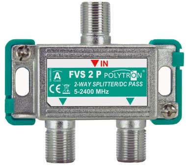 POLY F-Verteiler 2-fach 5-2400MHz  FVS 2 