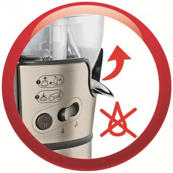 Moulinex JU 385 H sw/Ed-Look Entsafter 