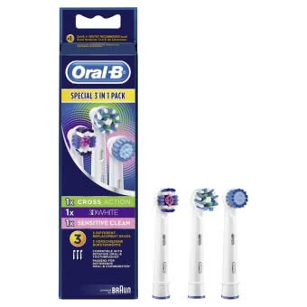 BRAUN Oral-B 3in1 Ersatz-Zahnbürste 