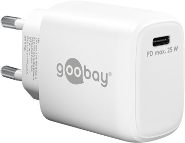 Goobay USB-C Schnellladegerät weiß 