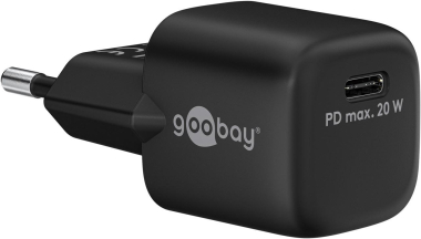 Goobay USB-Schnellladegerät Nano schwarz 