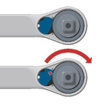 GEDORE Umschaltknarre 1/2" 2K-Griff 