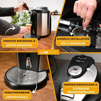 Clartornic BZ 3740 CB Bierzapfanlage 