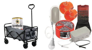 Bollerwagen-Sortiment inkl. 5l-Partyfass 