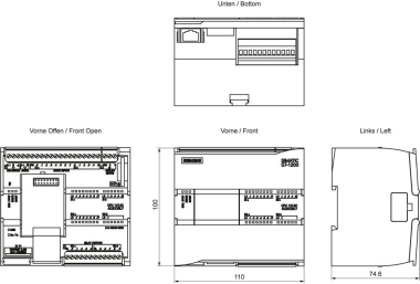 Siemens 6ES72141BG400XB0 SIMATIC S7-1200 