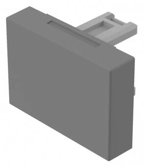 EAO Druckhaube grau flach       31-901.8 