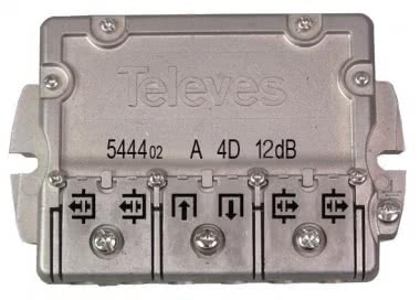 Televes 4-fach Easy F-Abzweiger   EFA412 
