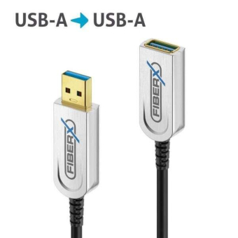 FiberX USB-A-Glasfaserkabel  FX-I650-020 