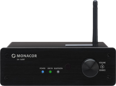 Monacor SA-160BT Mini-Stereo-Verstärker 