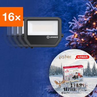 LEDV Strahler Paket schwarz 4000/6000lm 