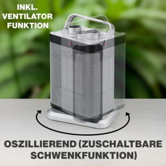 Clatronic HL 3631 si Keramik-Heizlüfter 